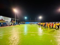 Kapolres AKBP Yudha Pranata Secara Resmi Membuka Fun Futsal Internal Polres Nagekeo