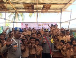 Polsek Nangaroro Laksanakan Kegiatan Polri Peduli Budaya Literasi Distribusi Buku Sampai Pelosok Negeri