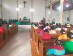 Polsek Mauponggo Gelar Giat Minggu Kasih di Kapela Stela Maris Mauponggo