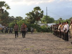 Polres Nagekeo Laksanakan Apel Gelar Pasukan Ops Lilin Turangga 2023 Dalam Rangka Pengamanan Natal dan Tahun Baru