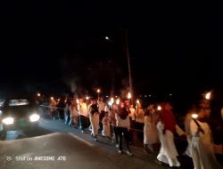 Remas Mujahidin Tonggurambang Sambut Ramadan 1446 H dengan Pawai Obor