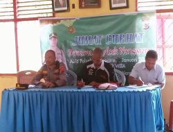 Jumat Curhat, Kapolsek Nangaroro Dengar Langsung Keluhan Masyarakat